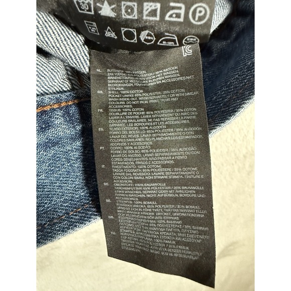 G Star Raw Denim Jacket Men's Small 3301 Slim Button Front - Picture 9 of 12